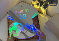 Spegel med LED-belysning