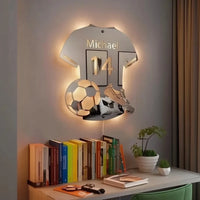 Spegel med LED-belysning